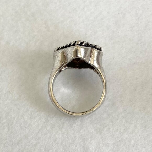 Joseph Esposito Sterling Silver 925 14K Yellow Gold Mixed Metal Ring Sz 6.75 - Picture 14 of 16